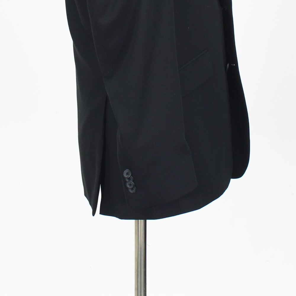 Kenneth Cole 40R Black Blazer Sport Coat Jacket 2-Button Solid Y175 - Picture 8 of 11